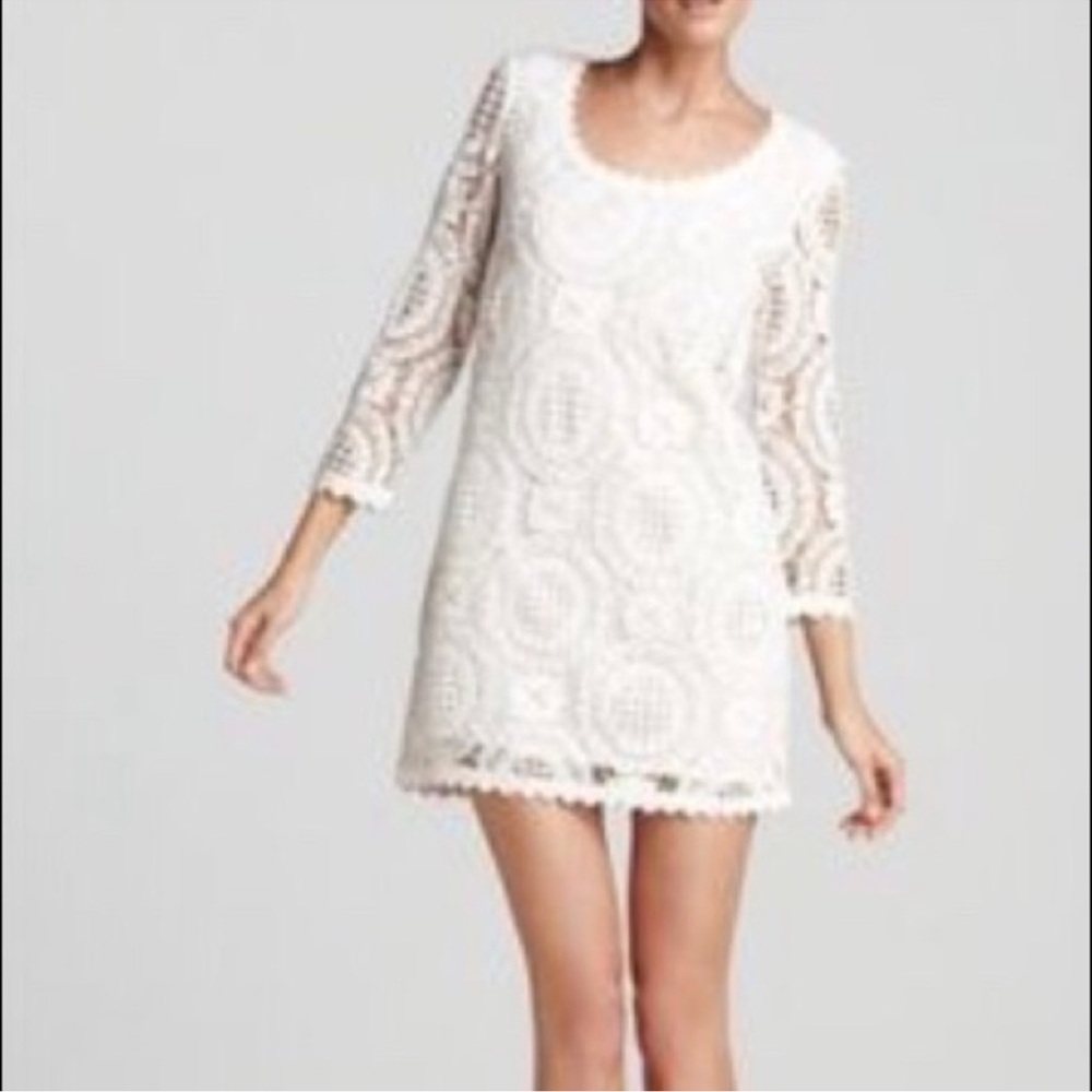 French Connection - Lace long sleeve dress